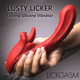 Lusty Licker Licking Silicone Vibrator